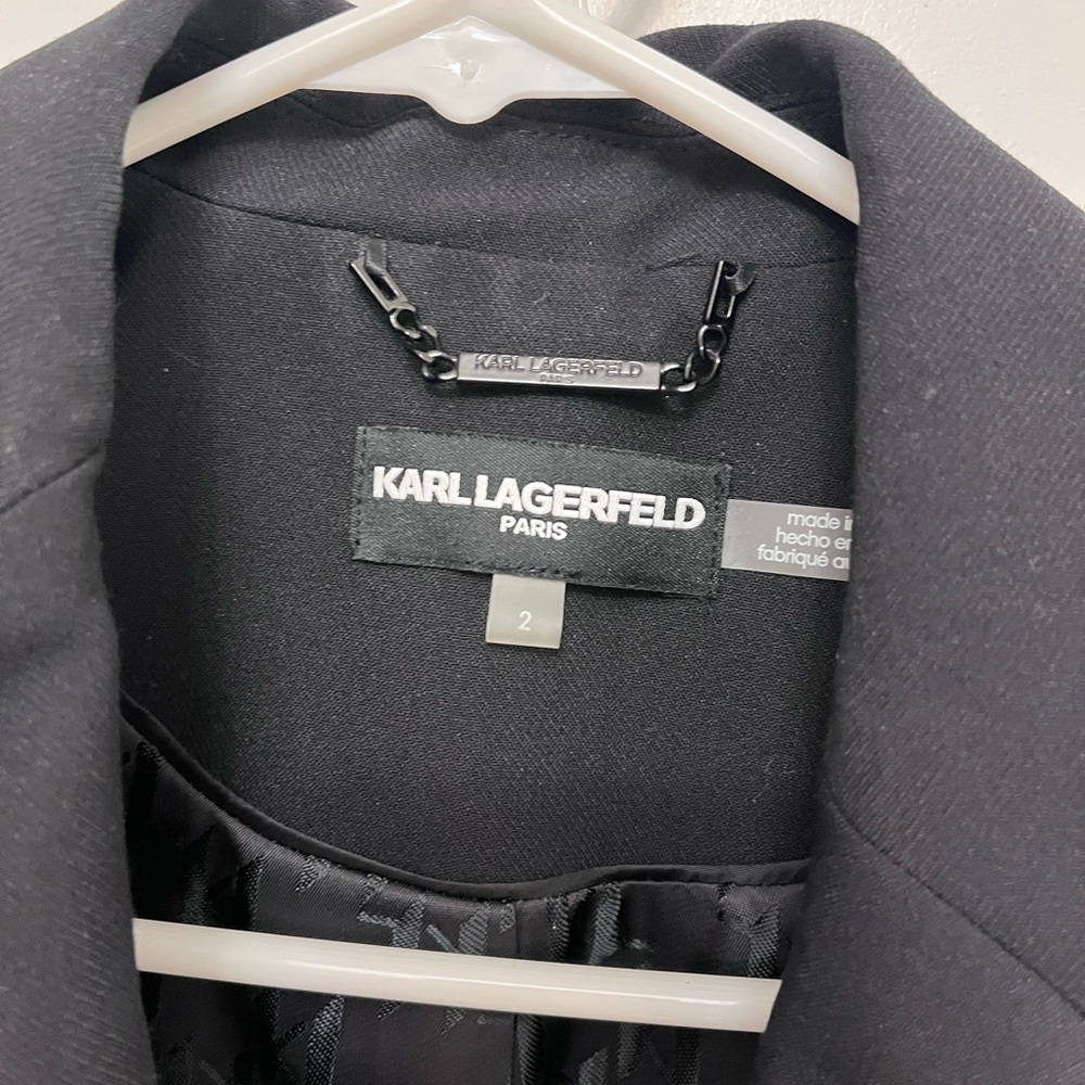 Karl Lagerfeld Black Jacket - Picture 3 of 5
